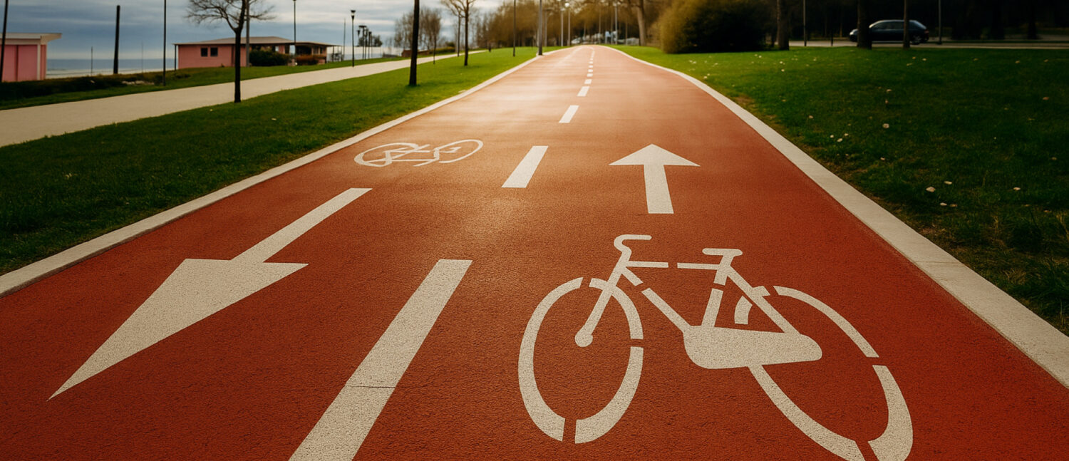 Tinta Base Água para Ciclovias e Ciclofaixas