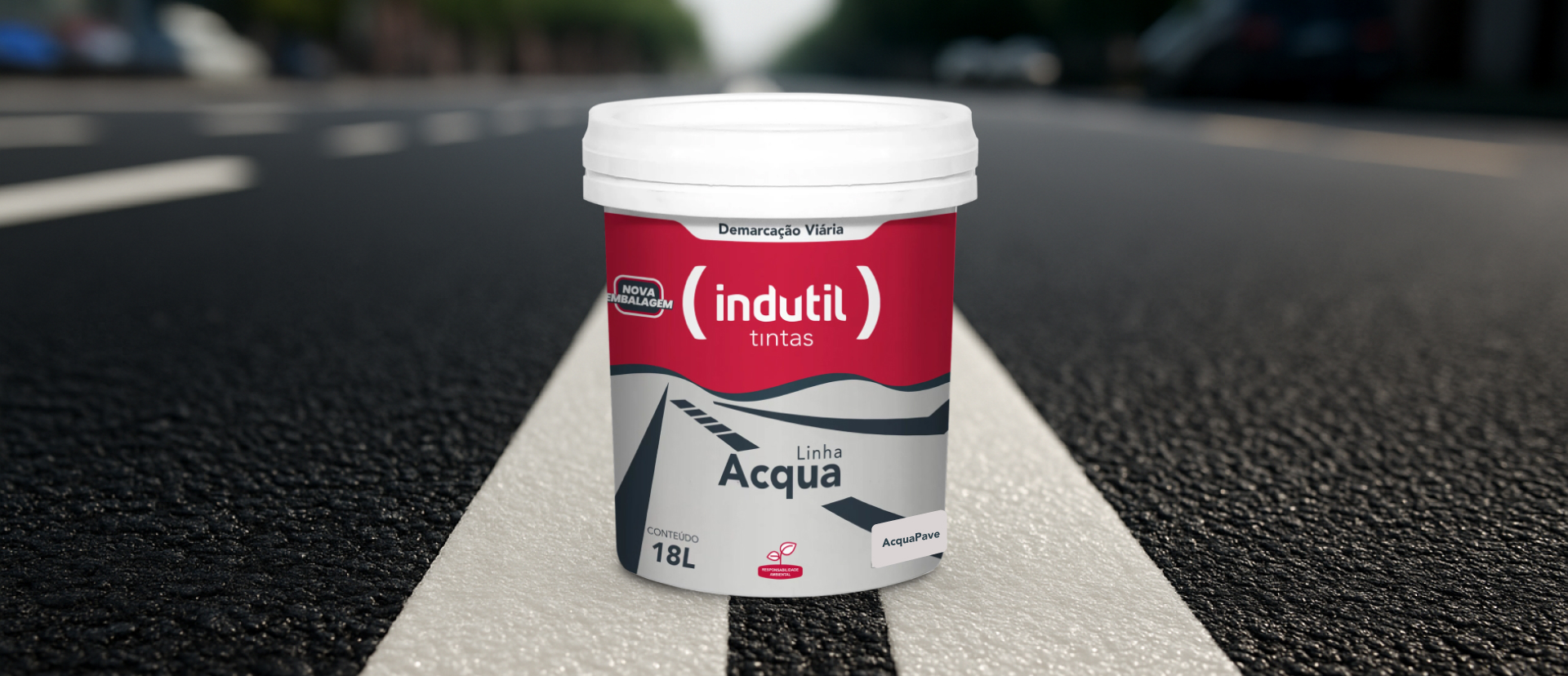 AcquaPave Indutil: a evolução da tinta base d’água para sinalização viária