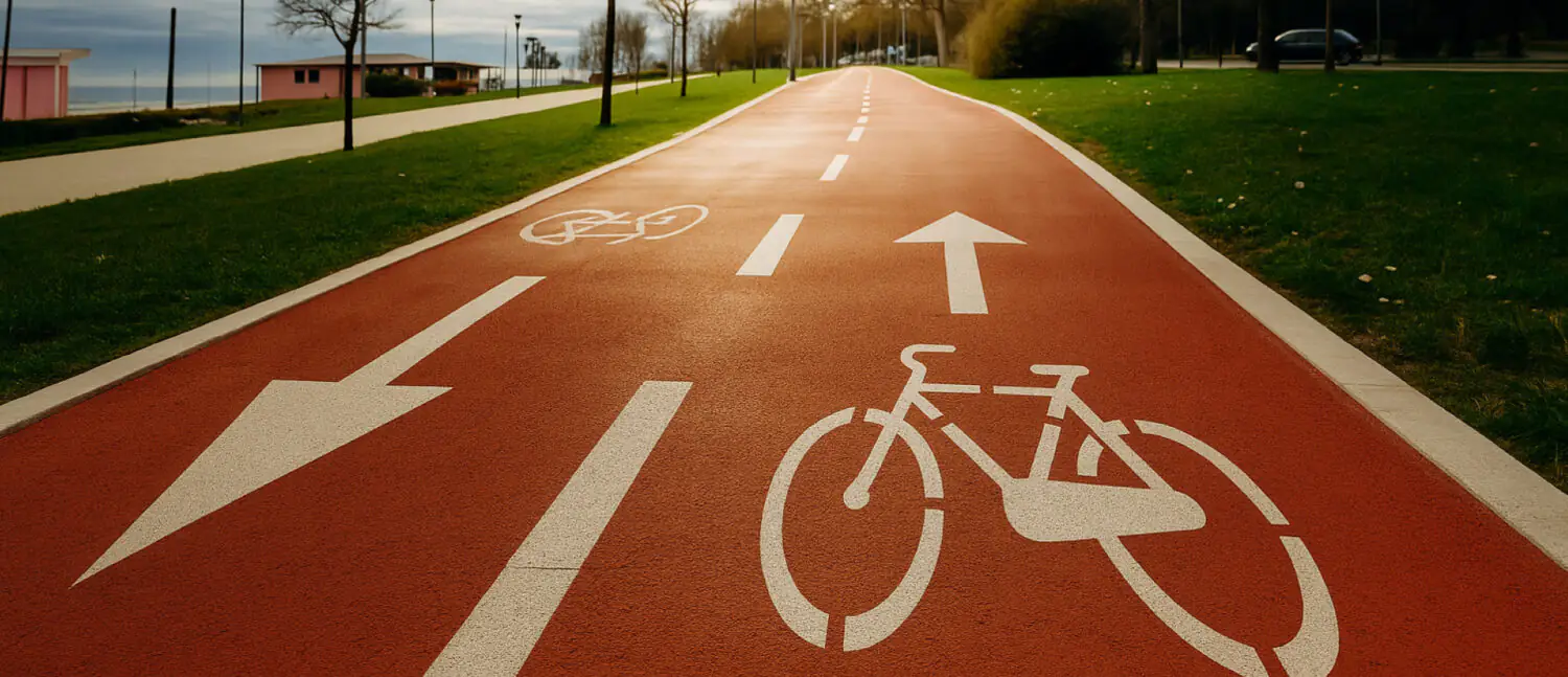 Tinta Base Água para Ciclovias e Ciclofaixas